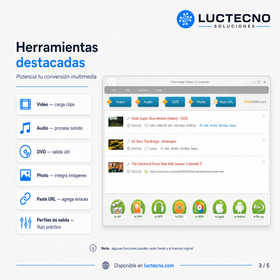 Freemake Video Converter 2025 para Windows | Convertidor de video, audio, DVD y formatos multimedia