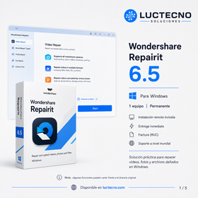 Wondershare Repairit 6.5 para Windows | Reparación de videos, fotos, documentos y archivos dañados