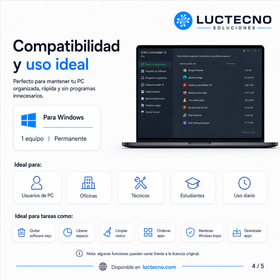 IObit Uninstaller Pro 15 para Windows | Desinstalador avanzado, limpieza de restos y optimización del sistema