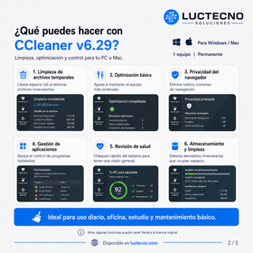 CCleaner v6.29 para Windows y Mac | Limpieza, optimización, privacidad y mantenimiento del sistema