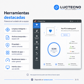 CCleaner v6.29 para Windows y Mac | Limpieza, optimización, privacidad y mantenimiento del sistema