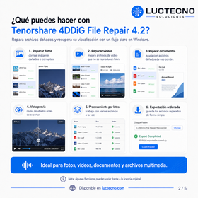 Tenorshare 4DDiG File Repair 4.2 for Windows | Repair Corrupted Videos, Photos, Documents, and Audio