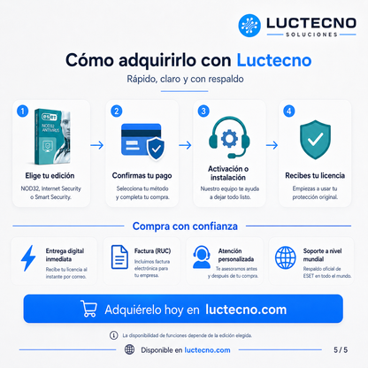 ESET 2026 pour Windows et Mac | Licence originale 12 mois, antivirus, sécurité internet et protection avancée
