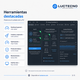 Auslogics BoostSpeed 14 para Windows | Limpieza, optimización, rendimiento y mantenimiento del sistema