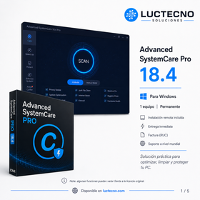 Advanced SystemCare Pro 18.4 para Windows | Limpieza, optimización, privacidad y rendimiento del sistema