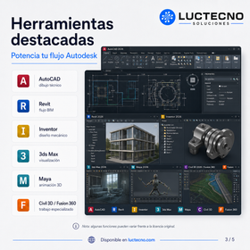 Autodesk Suite 2026 Full Suite para Windows | Paquete CAD, BIM, diseño 3D, ingeniería y arquitectura por 12 meses