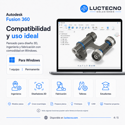 Autodesk Fusion 360 for Windows | 3D Design, CAD/CAM/CAE, Manufacturing, and Professional Perpetual Modeling