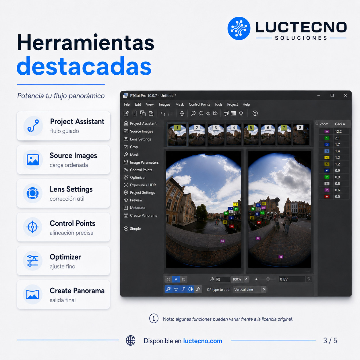PTGui Pro 10.0.7 for Windows | Professional software for panoramas, 360° photography and HDR stitching