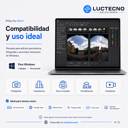 PTGui Pro 10.0.7 for Windows | Professional software for panoramas, 360° photography and HDR stitching