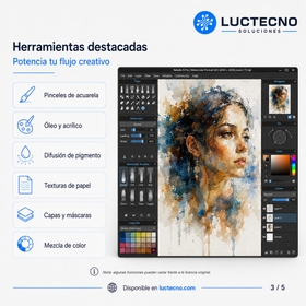 Escape Motions Rebelle 5.1.1 Pro para Windows | Pintura digital realista, acuarela, óleo y arte profesional