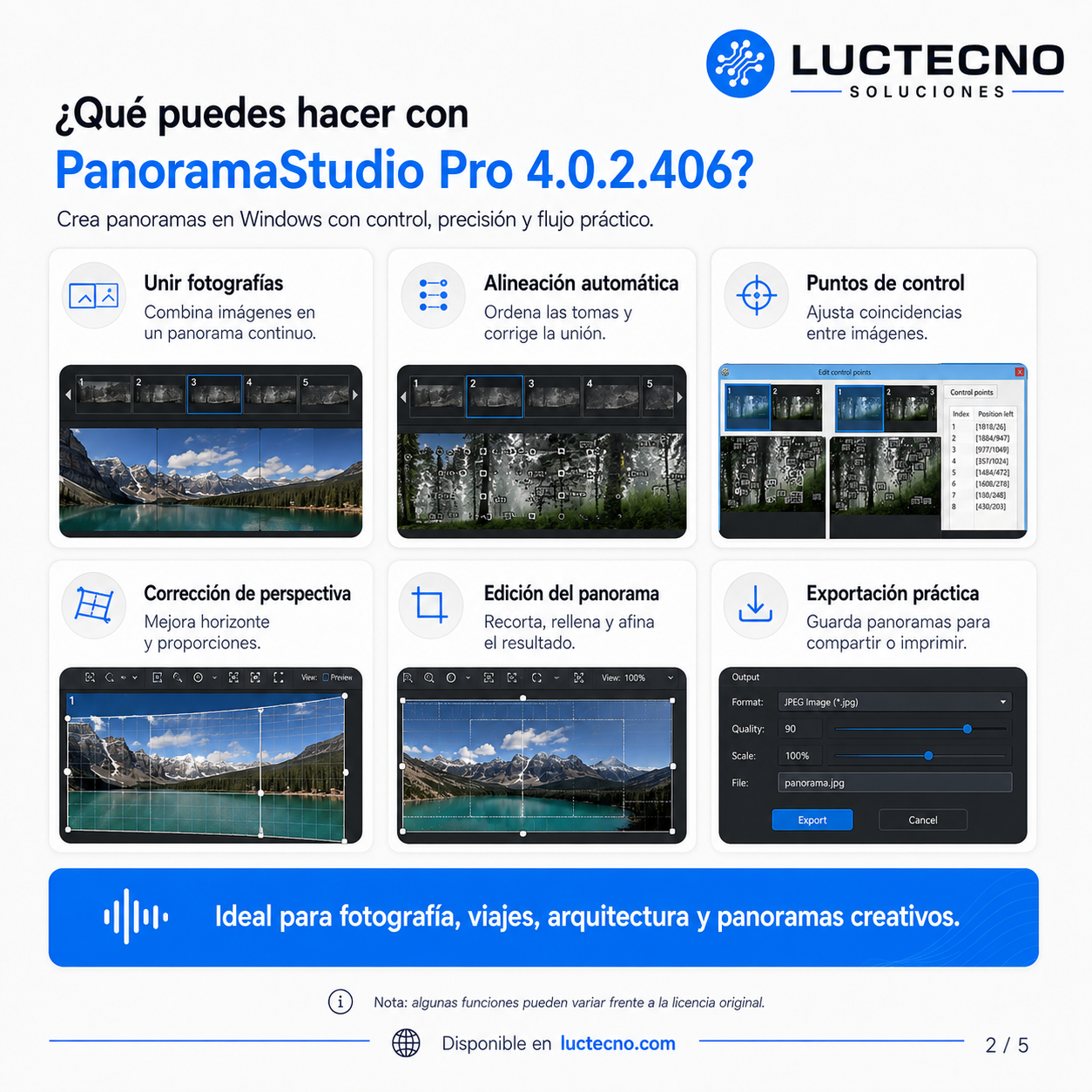 PanoramaStudio Pro 4.0.2.406 for Windows | Professional 360° Panoramas, stitching, HDR and Virtual Tours