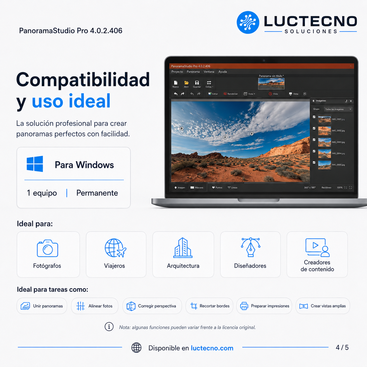 PanoramaStudio Pro 4.0.2.406 for Windows | Professional 360° Panoramas, stitching, HDR and Virtual Tours