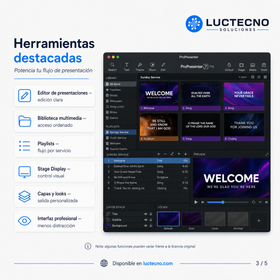 ProPresenter 7.15 for Windows and Mac | Professional software for live presentations, events, churches, and multiple screens
