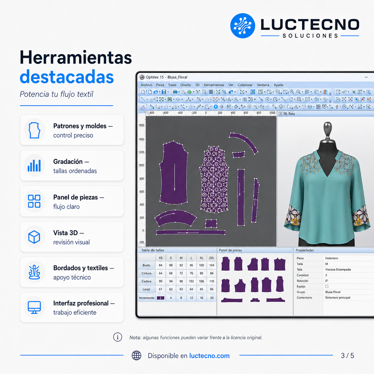 Optitex 15 (Embroidery and Textiles) (Windows)