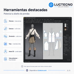 Marvelous Designer Enterprise 2025 para Windows | Diseño de ropa 3D, simulación textil y prendas digitales