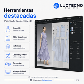 CLO Standalone OnlineAuth 2025 para Windows | Diseño de moda 3D, patronaje digital y simulación textil