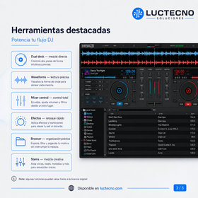 VirtualDJ Pro 2025 para Windows | Software DJ profesional, mezcla, stems, video, karaoke y controladores