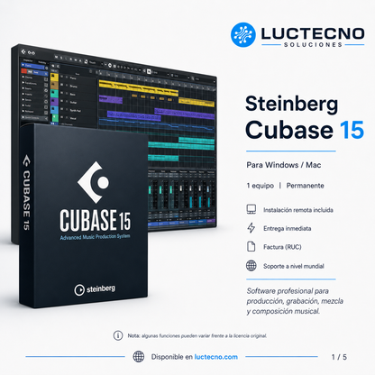Steinberg Cubase 15 (Windows and Mac)