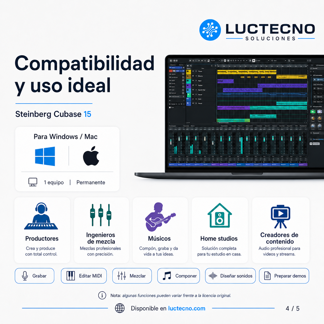 Steinberg Cubase 15 (Windows and Mac)