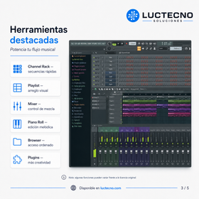 FL Studio Producer Edition 25.1.5 Build 4976 para Windows | 1 Equipo Permanente, producción musical, beats, grabación, mezcla y mastering