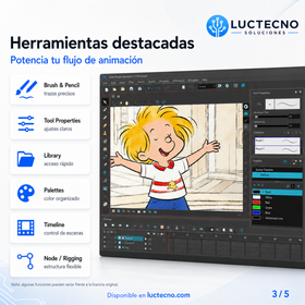 Toon Boom Harmony Premium 21.0.1 para Windows | Animación 2D profesional, rigging, cut-out, dibujo, efectos y producción audiovisual