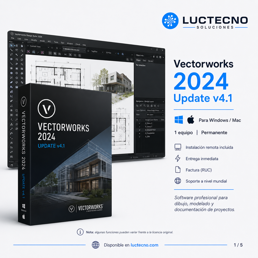 Vectorworks 2024 Update v4.1 (Windows and Mac)
