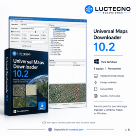 Universal Maps Downloader 10.2 para Windows | Descarga de mapas, tiles, imágenes satelitales, MBTiles y mapas offline