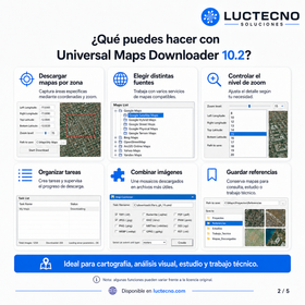 Universal Maps Downloader 10.2 para Windows | Descarga de mapas, tiles, imágenes satelitales, MBTiles y mapas offline