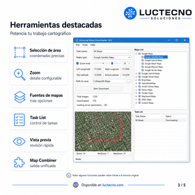 Universal Maps Downloader 10.2 para Windows | Descarga de mapas, tiles, imágenes satelitales, MBTiles y mapas offline