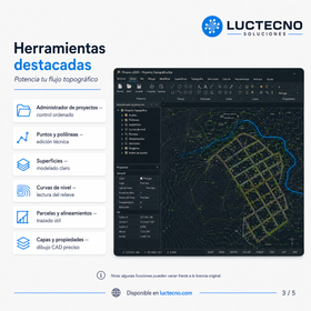 Thopos v2020 para Windows | Topografía, perfiles, curvas de nivel, replanteo, cálculo de terrenos y planos técnicos