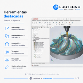 SolidCAM 2025 SP0 para Windows | CAM CNC, iMachining, fresado, torneado, 5 ejes y mecanizado integrado en SolidWorks