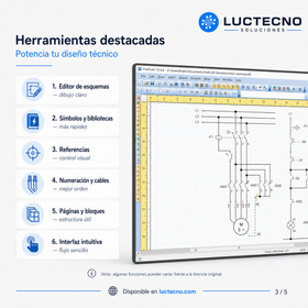 ProfiCAD 12.4.6 para Windows | Diseño de planos eléctricos, esquemas, diagramas de control y documentación técnica