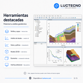 GeoStudio 2025.1.0 para Windows | Software geotécnico para análisis de suelos, taludes, filtración, estabilidad y flujo subterráneo