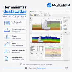 GEO5 2020 para Windows | Ingeniería geotécnica, taludes, cimentaciones, muros, excavaciones y análisis de suelos