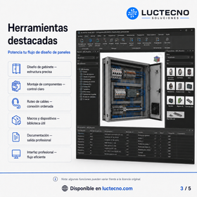 EPLAN Pro Panel v2023 para Windows | Diseño 3D de tableros eléctricos, armarios, cableado, montaje y manufactura eléctrica