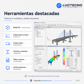 CSiBridge v26 para Windows | Análisis y diseño de puentes, cargas móviles, concreto, acero, construcción por etapas y load rating