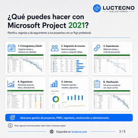 Microsoft Project 2021 (Windows) 1 Device | Reinstallable | Permanent