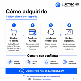 Microsoft Office 2019 Hogar y Empresas para Mac | 1 Mac | Reinstalable | Permanente | Word, Excel, PowerPoint, Outlook y productividad profesional
