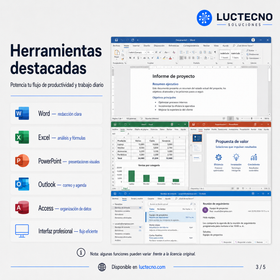 Microsoft Office 2021 Pro Plus para Windows | 1 Equipo | Permanente | Word, Excel, PowerPoint, Outlook, Access, Publisher y productividad profesional