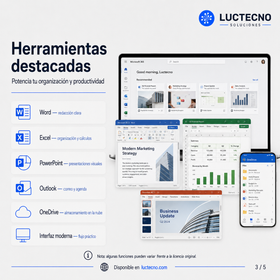 Microsoft Office 365 Home | 12 Meses | 1 TB OneDrive | Word, Excel, PowerPoint, Outlook, OneNote y productividad en la nube