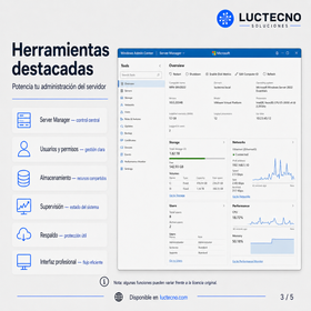Windows Server 2022 Essentials | Servidor para pequeñas empresas, usuarios, archivos, red, Active Directory, seguridad y administración TI