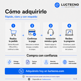 Microsoft Office 2010 para Windows | 1 Equipo | Permanente | Word, Excel, PowerPoint, Outlook y productividad clásica