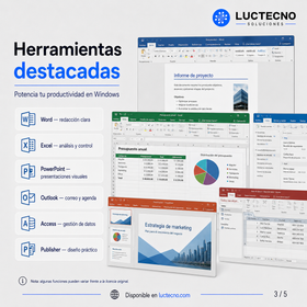 Microsoft Office 2016 Profesional Plus para Windows | 1 Equipo | Permanente | Word, Excel, PowerPoint, Outlook, Access, Publisher y productividad profesional
