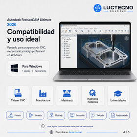 Autodesk FeatureCAM Ultimate 2026 (Windows) | 1 PC | Permanent