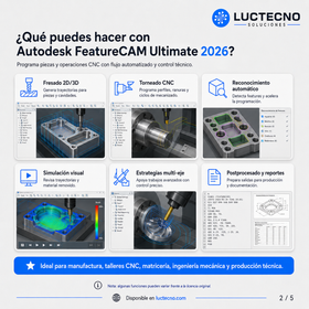 Autodesk FeatureCAM Ultimate 2026 (Windows) | 1 PC | Permanent