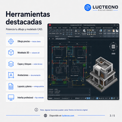 Autodesk AutoCAD 2027 para Windows y Mac · Licencia original · 12 meses