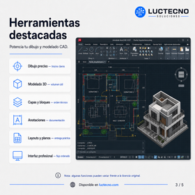 Autodesk AutoCAD 2027 para Windows y Mac | Software CAD 2D/3D para dibujo técnico, diseño, modelado, planos DWG y documentación profesional