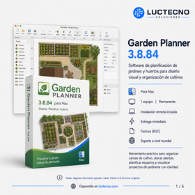 Garden Planner 3.8.84 para Mac | Licencia alterna | Diseño de jardines, patios, paisajismo y planos exteriores