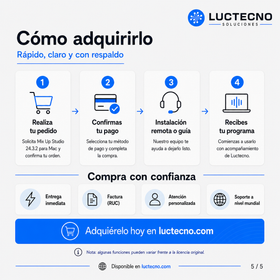 Mix Up Studio 24.3.2 para Mac | Licencia alterna | Mezcla de audio, grabación multipista, producción musical, efectos, MIDI y edición de sonido