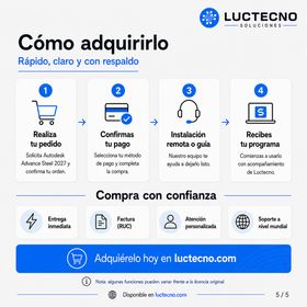 Autodesk Advance Steel 2027 para Windows | 1 Equipo | Permanente | Detallado de estructuras metálicas, acero estructural, planos de taller, fabricación y flujo BIM
